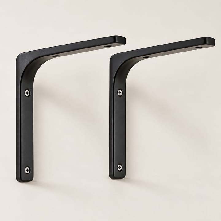 Curve / Iron L shelf brackets