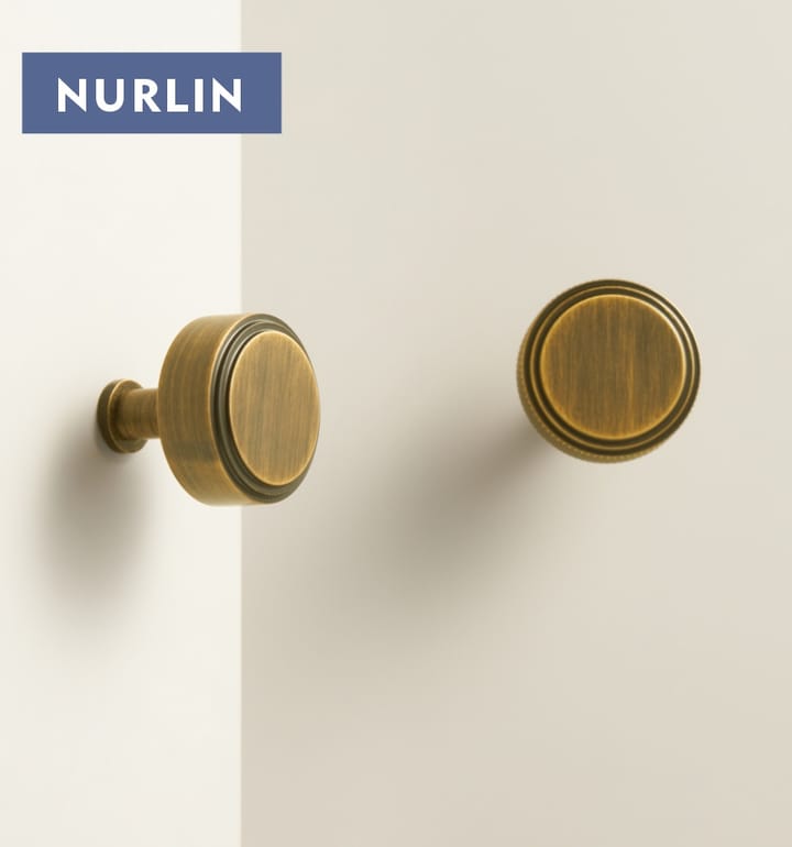 Nurlin Solid Brass Cabinet Knob