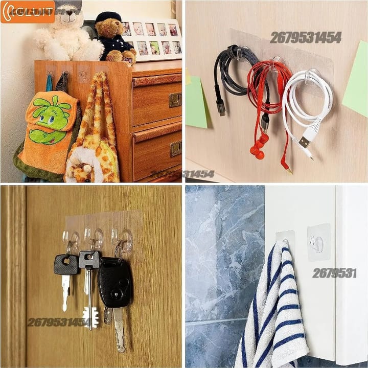 The Clear Adhesive Wall Hook