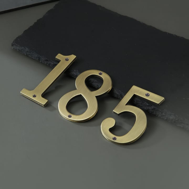 Number / Zinc House Plate
