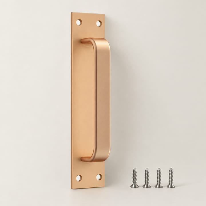 The Slimline Sliding Door Pull, Rose gold