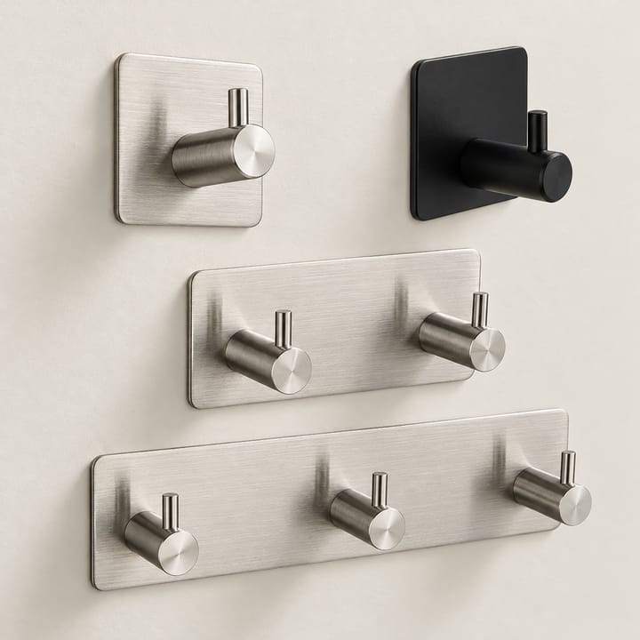 The Press-On Stainless Adhesive Hook