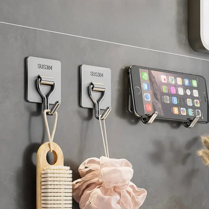 The Low-Profile Stainless Wall Hook