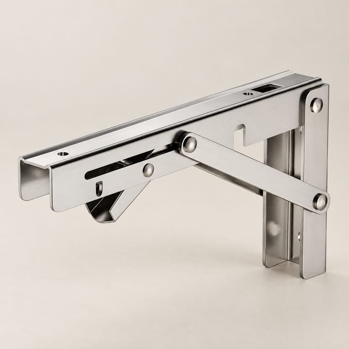 The Collapsible Stainless Shelf Bracket, 17-11/16 in