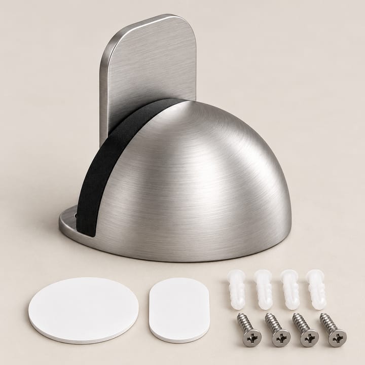 Magnetic Door Stopper, Silver
