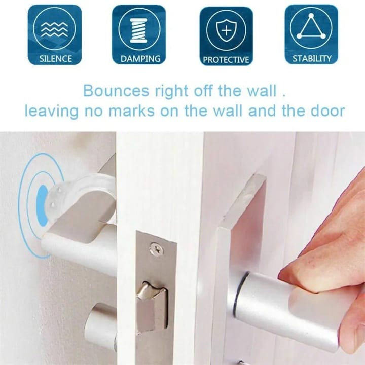 Clear Silicone Door Stop Bumper