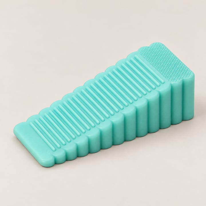 The Grip Silicone Door Stop Wedge, Green