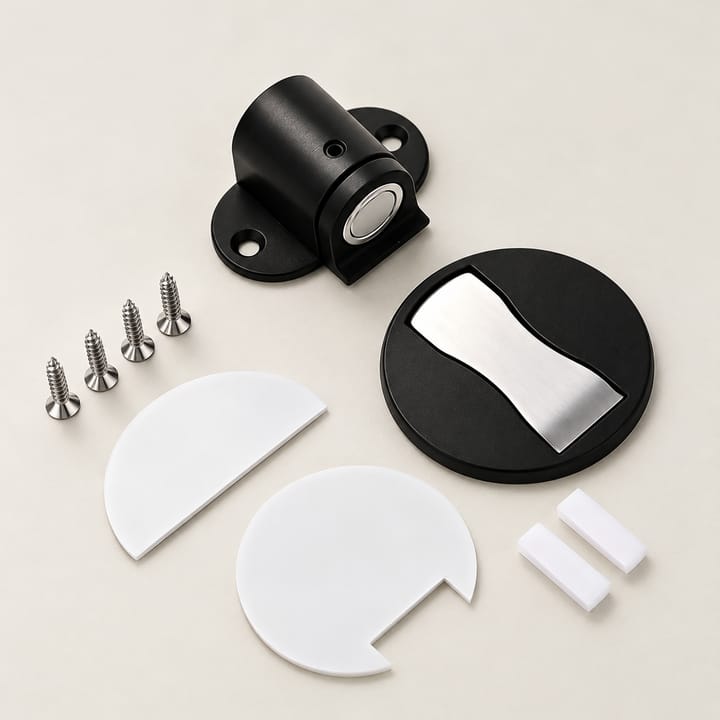 The Hidden Magnetic Door Stopper, Black