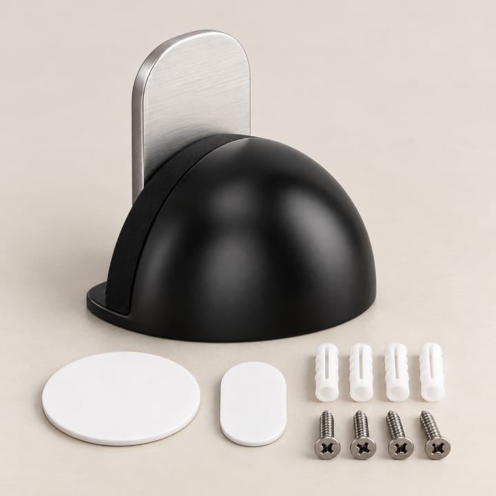 Magnetic Door Stopper, Black