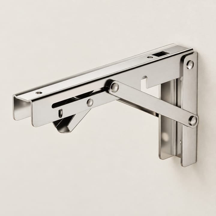 The Collapsible Stainless Shelf Bracket, 19-11/16 in