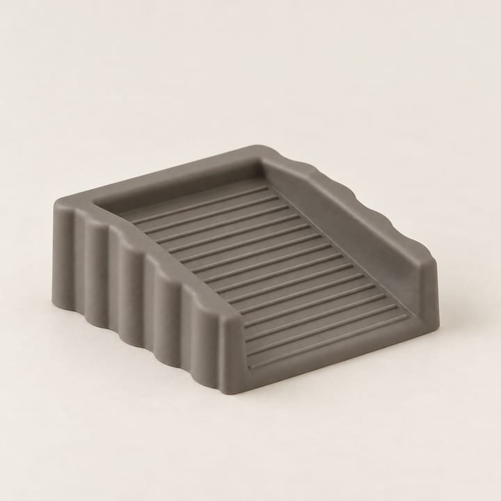 Rubber Door Wedge Stop, Gray