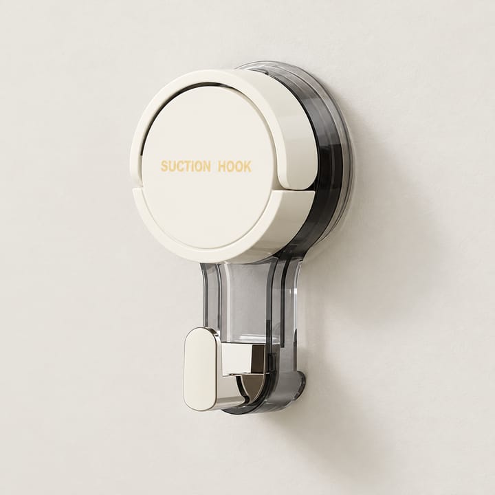 Suction Cup Wall Hook, White