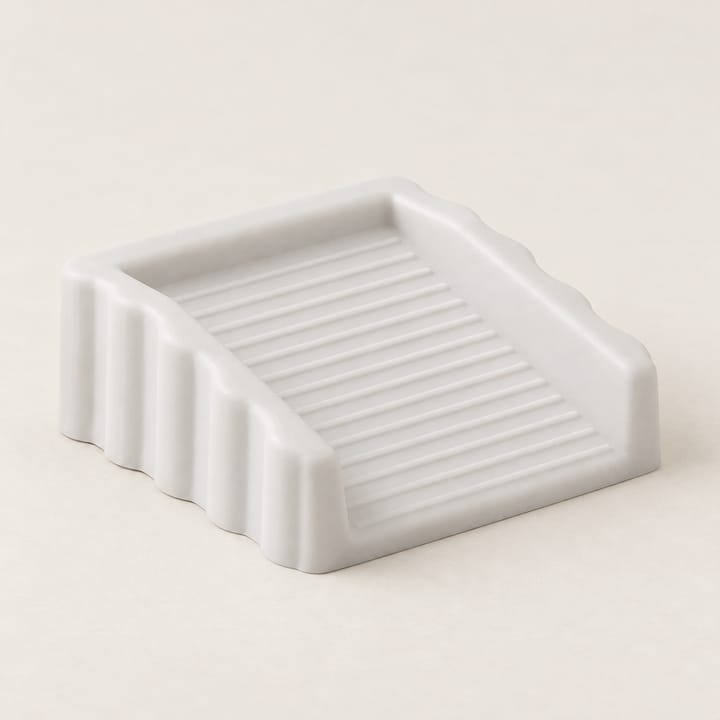 Rubber Door Wedge Stop, White