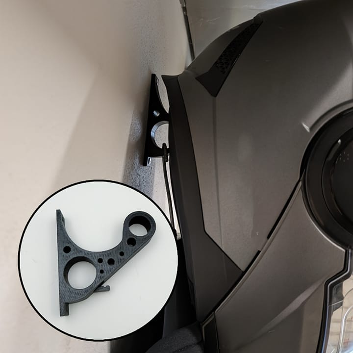 The Ring Wall Mount Helmet Holder