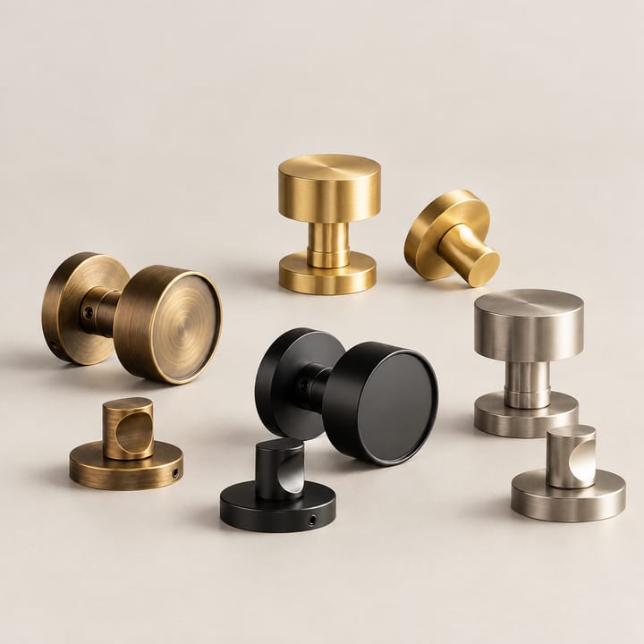 The Solid Brass Mortise Door Knob Set