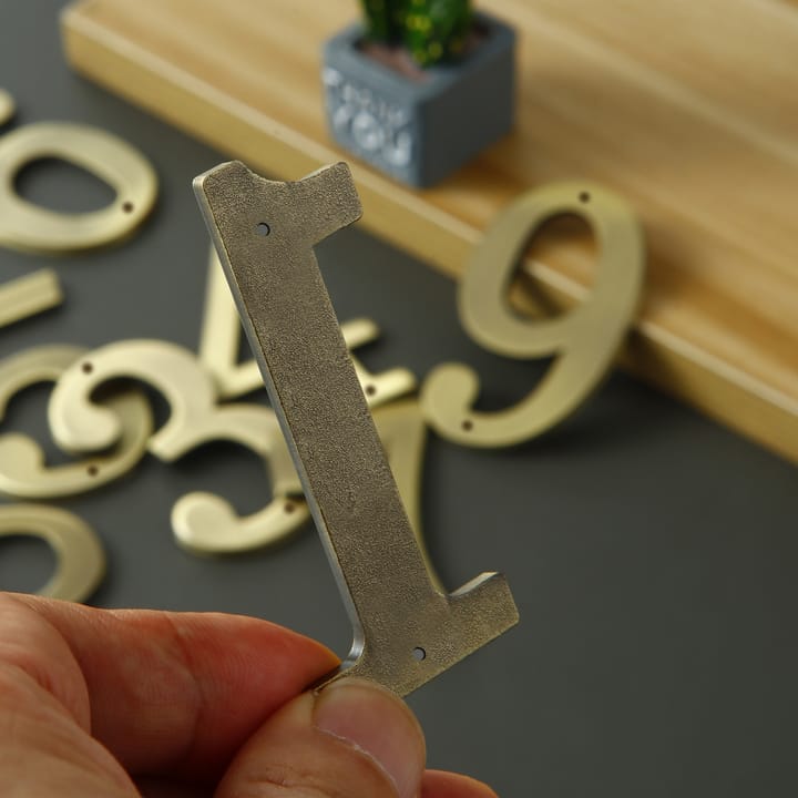 Number / Zinc House Plate
