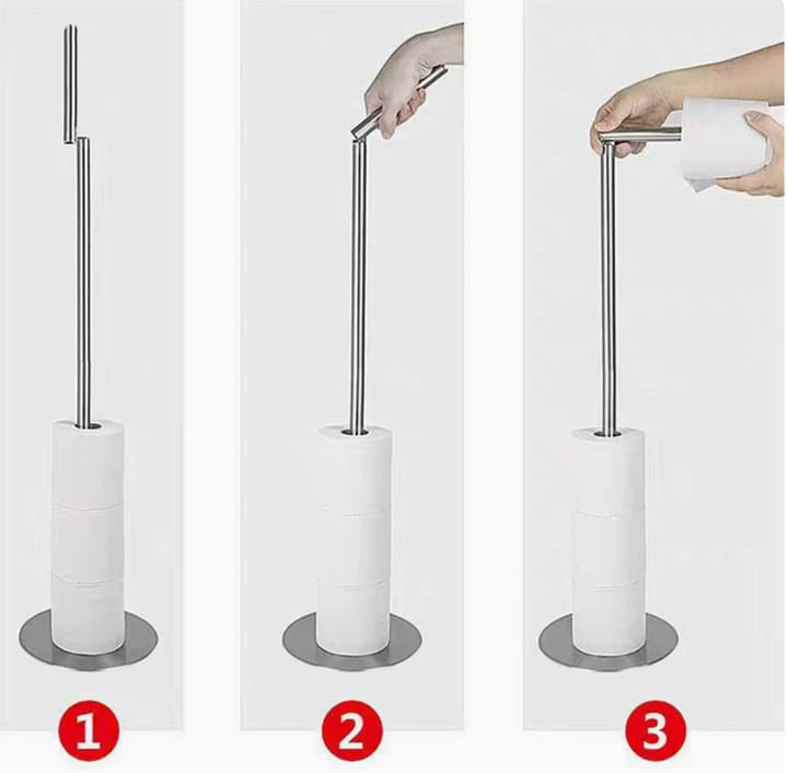 Freestanding Toilet Paper Holder