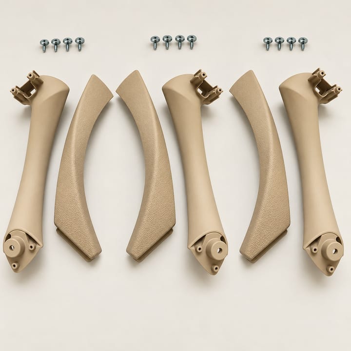 E90 Interior Door Handle Set, Beige right-hand drive