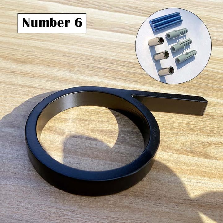 The Floating Zinc House Number, Number 6