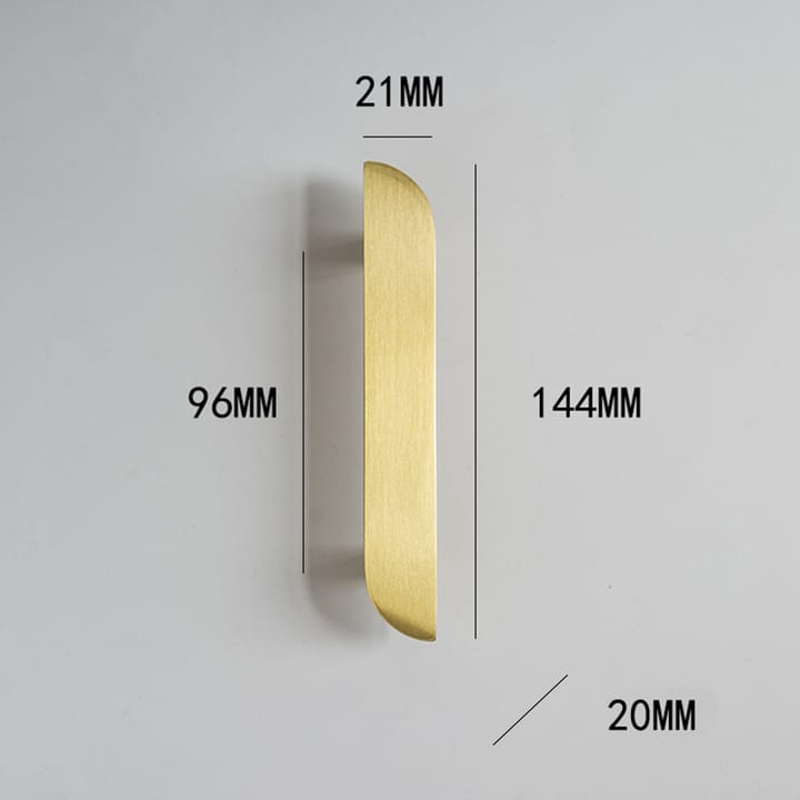 Arc / Split pull, 3-3/4 in right