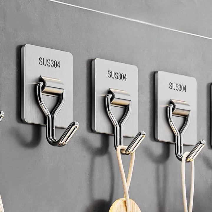 The Low-Profile Stainless Wall Hook