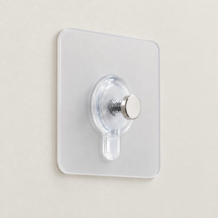 Round Adhesive Wall Hook, Pack of 20