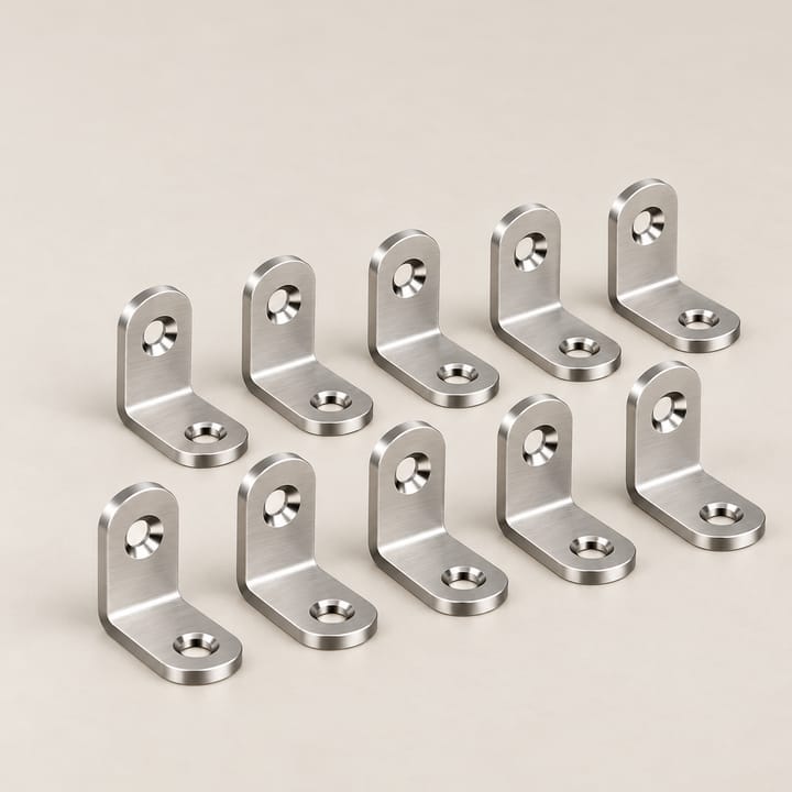 Angle / Stainless Steel L Bracket, Pack of 10