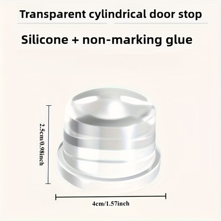 Clear Silicone Floor Door Stop