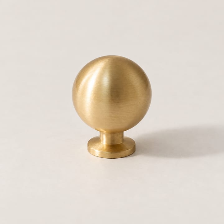 The Round Brass Cabinet Knob, 1-3/16 x 1-7/16 in