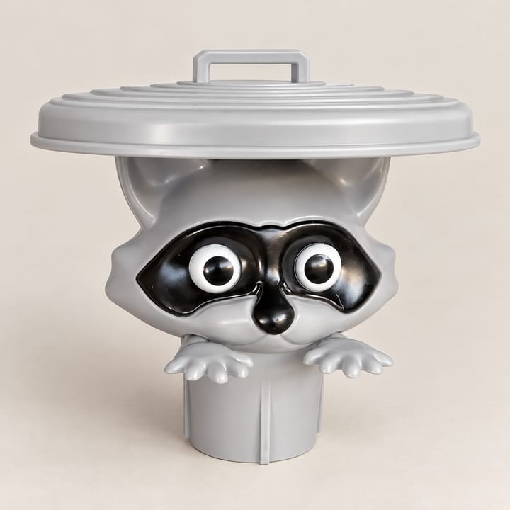Animal Toilet Paper Holder, Gray raccoon