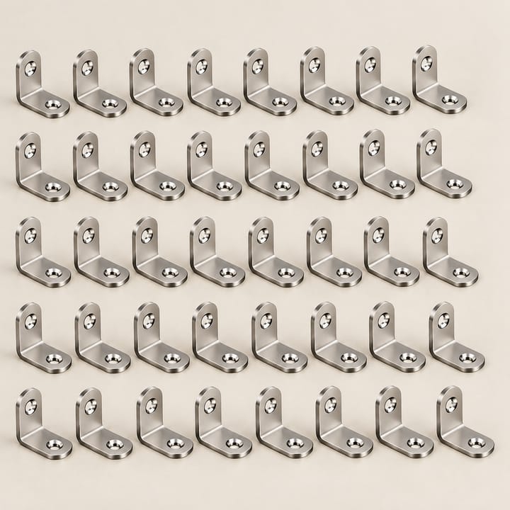 Angle / Stainless Steel L Bracket, Pack of 40