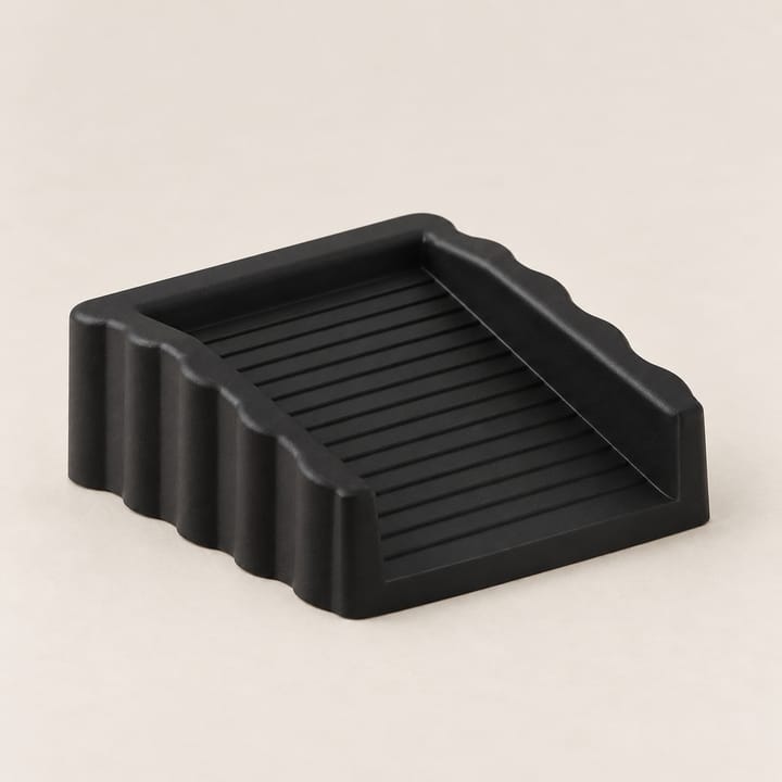 Rubber Door Wedge Stop, Black