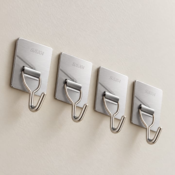 The Low-Profile Stainless Wall Hook