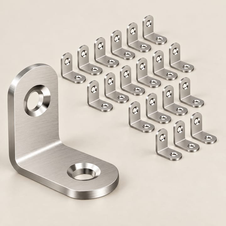 Angle / Stainless Steel L Bracket, Pack of 20