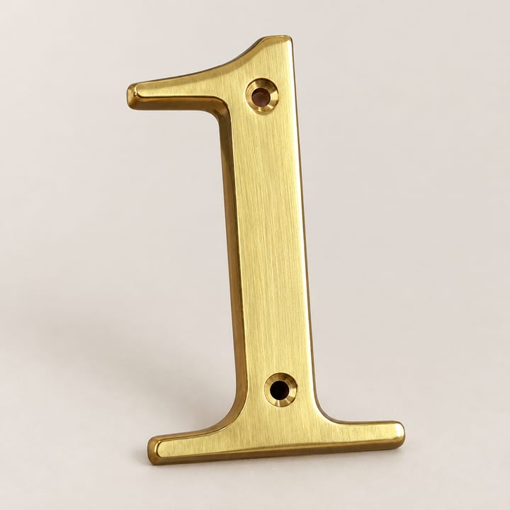 Brass House Number and Letter Sign