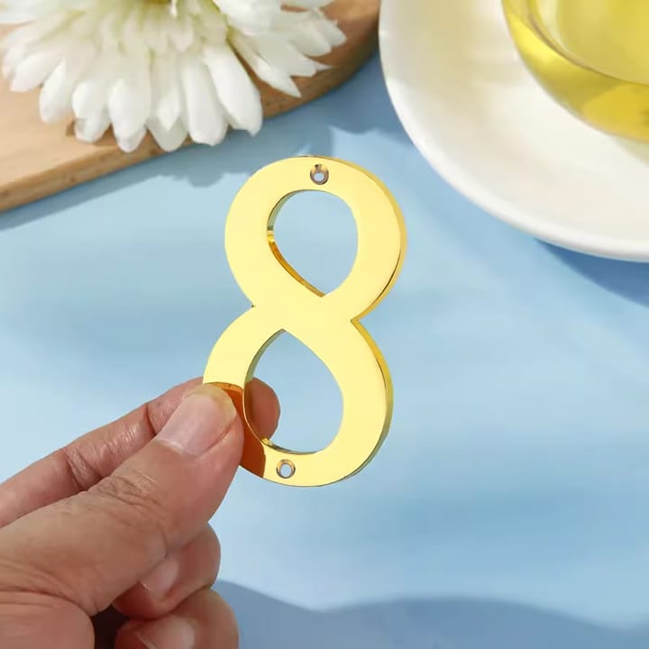 Number / Zinc House Plate