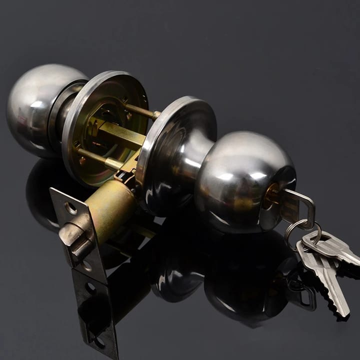Round Door Knob With Lock