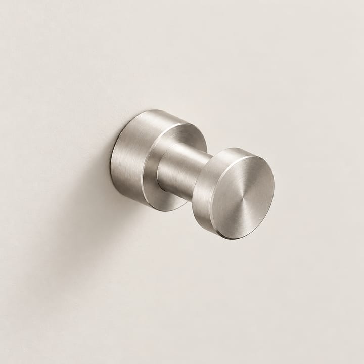Knob / Small robe hook, Brushed nickel