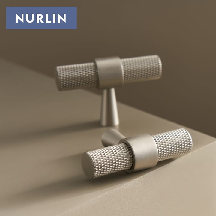 The Knurled Brass Cabinet Knob and Pull