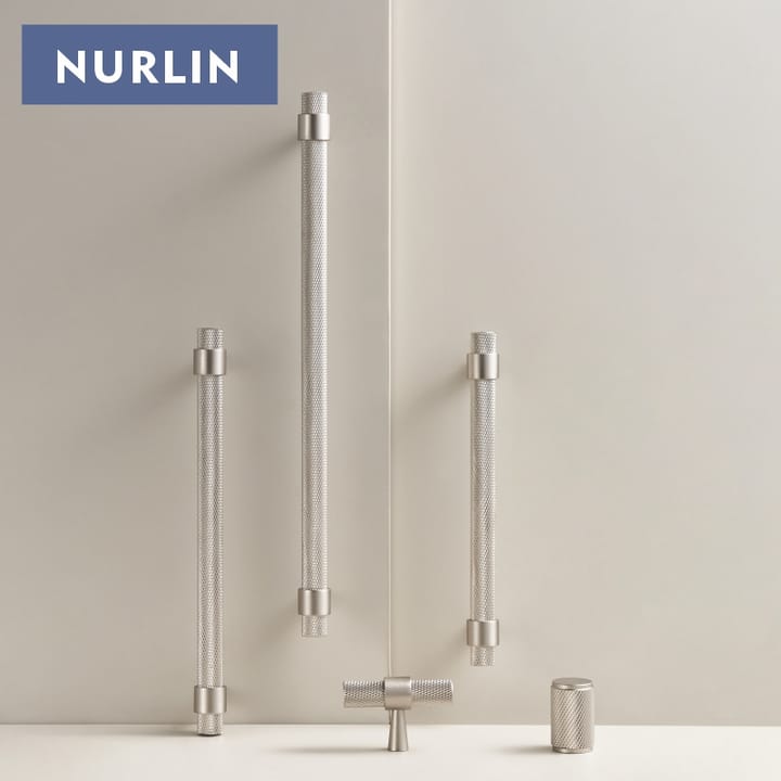The Knurled Brass Cabinet Knob and Pull