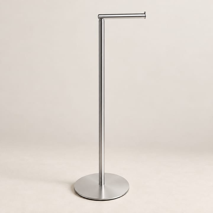 Freestanding Toilet Paper Holder, Silver