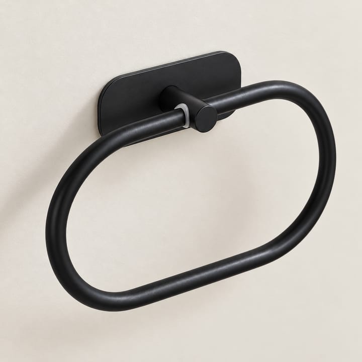 The Adhesive Towel Ring, Black