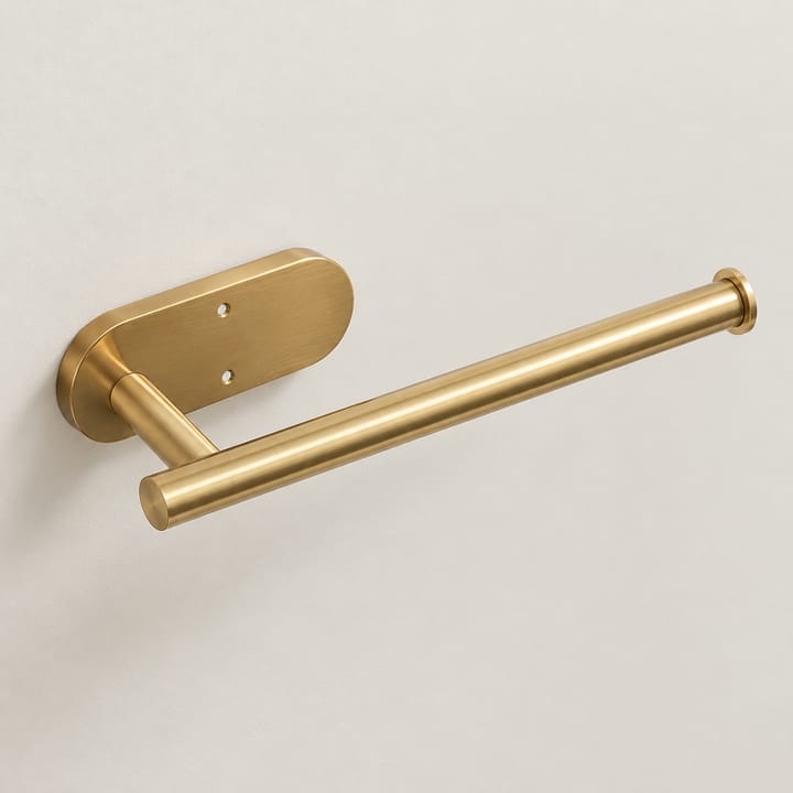 The Adhesive Toilet Paper Holder, Gold, 13 in