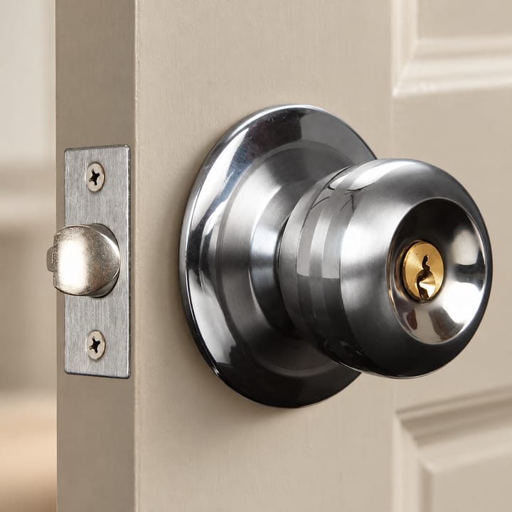 The Round Aluminum Door Knob Lock Set